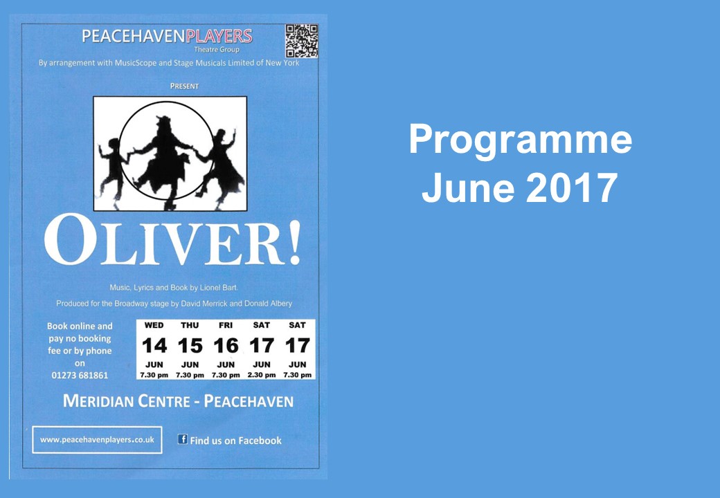 Oliver! programme